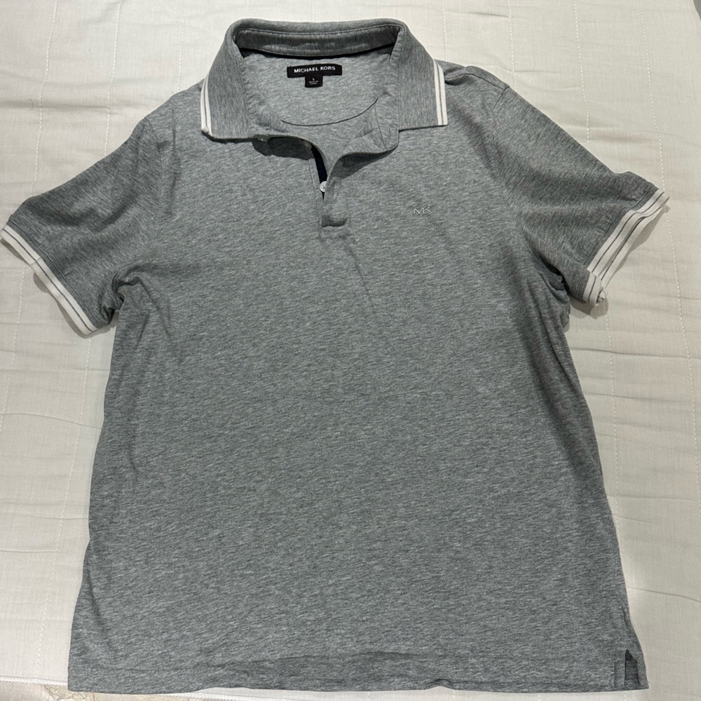 Michael Kors Men’s Gray Polo T-Shirt